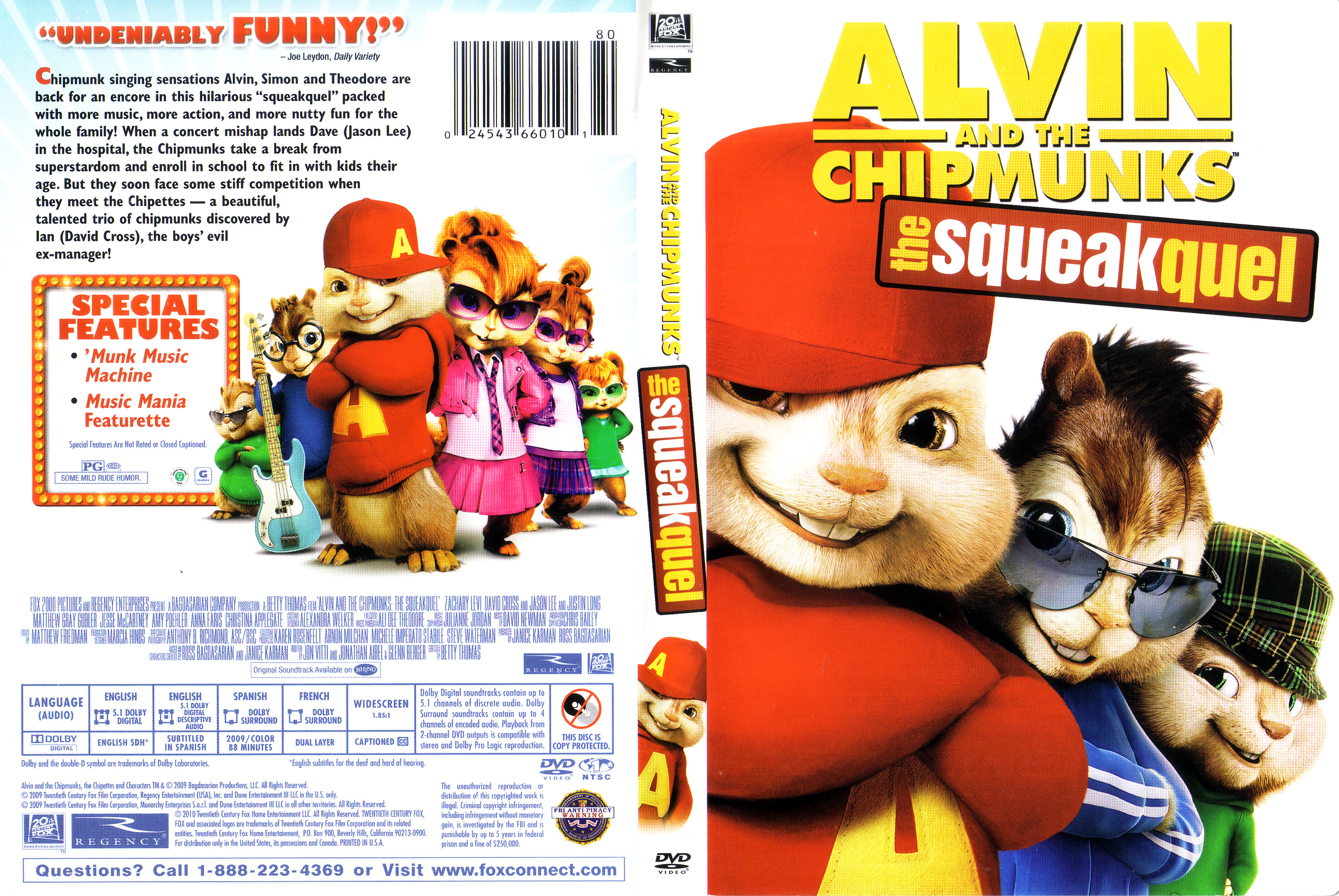 Alvin And The Chipmunks The Squeakquel 2009 R5 Line -Nenad023