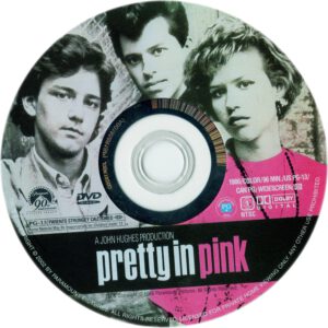 Pretty In Pink (1986) R1 - Movie DVD - CD Label, DVD Cover 